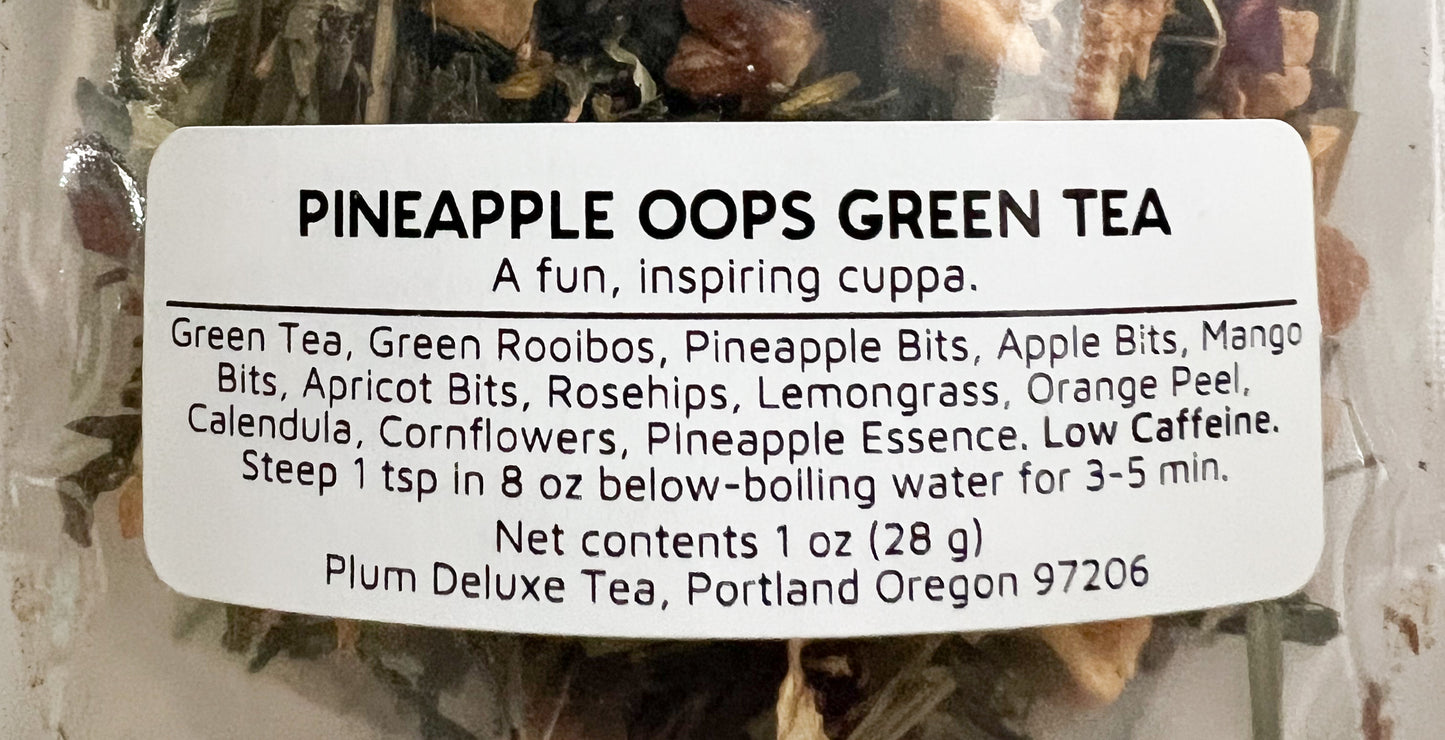 Pineapple Green Tea by Plum Deluxe 1 oz