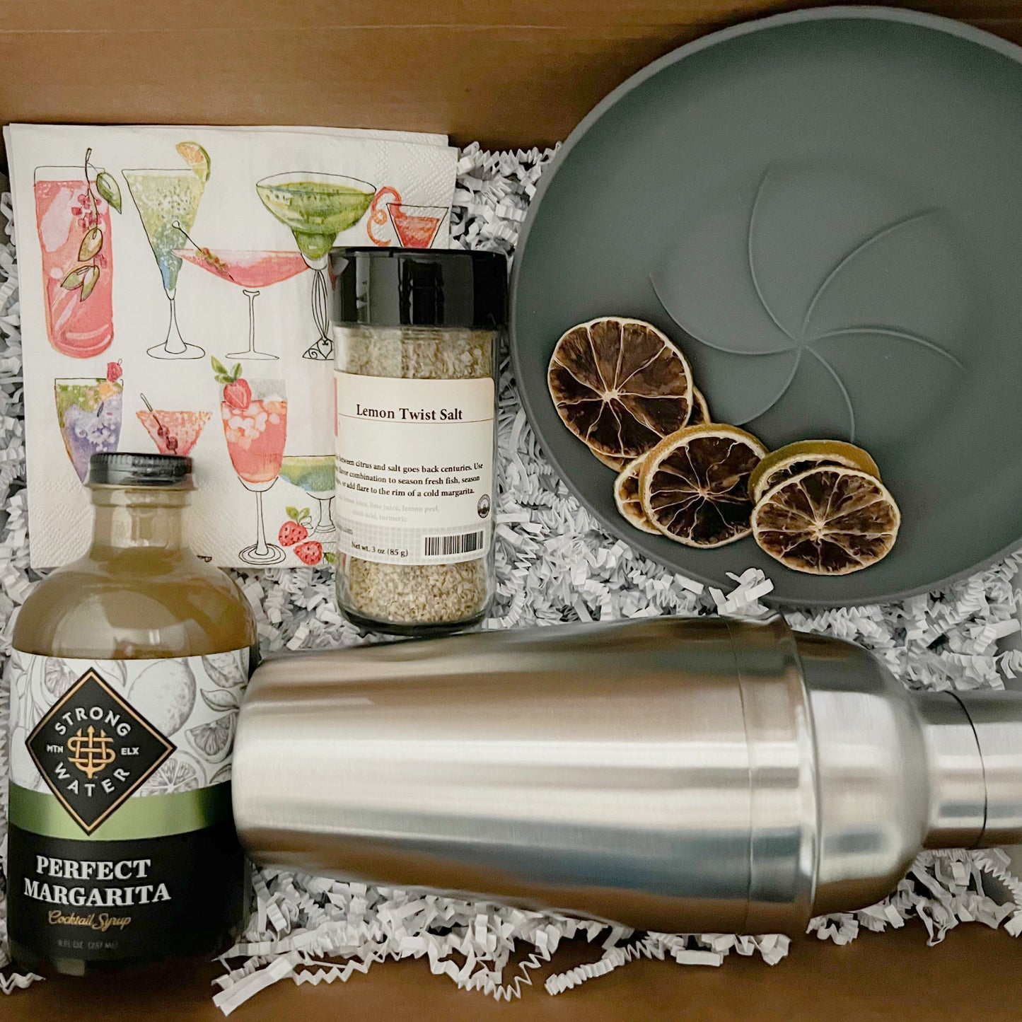 FillYourCup Colorado Marg Kit Strongwater Perfect Margarita Mix Old Town Spice Shop Lemon Twist Salt
