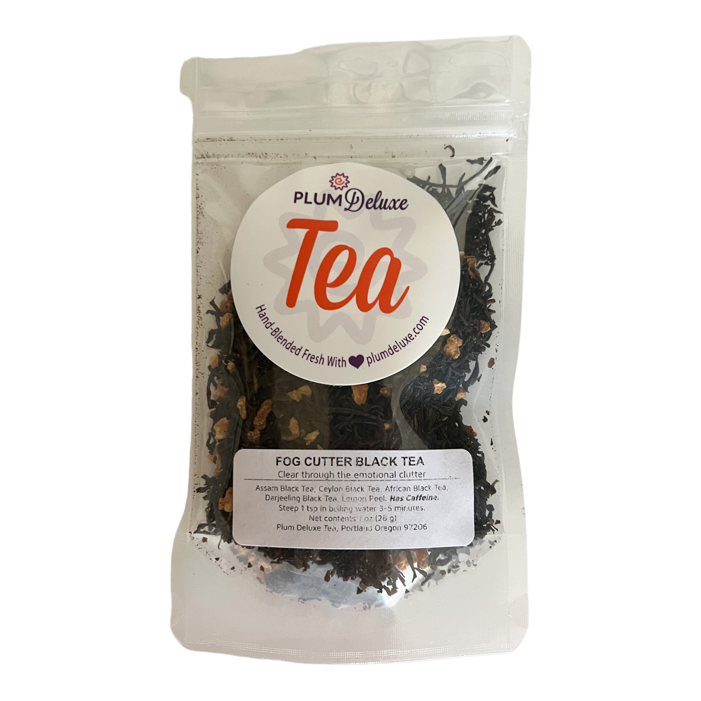 Plum deluxe fog cutter black tea