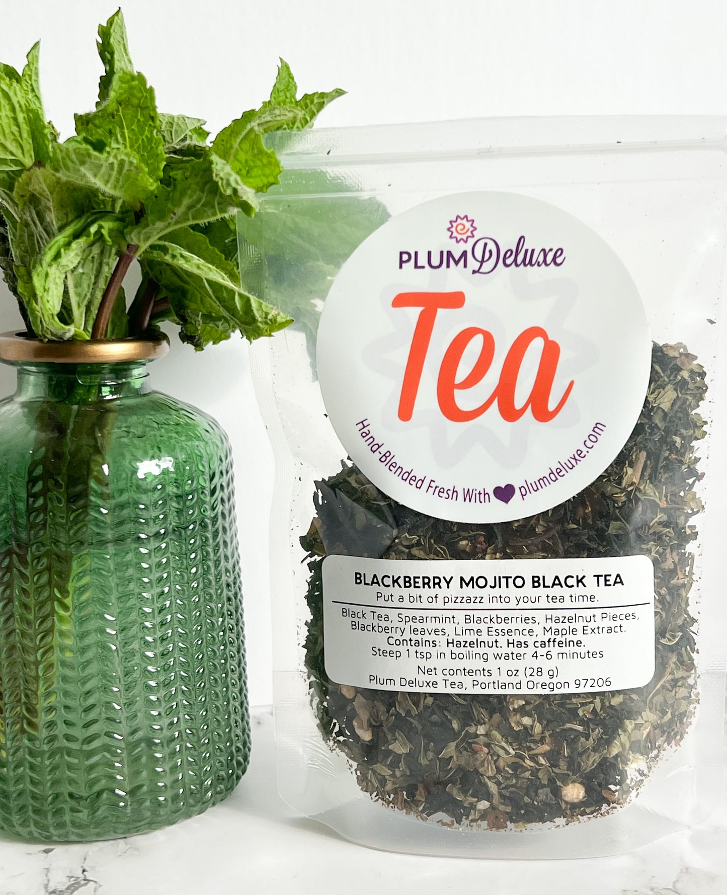 Blackberry Mojito Black Tea by Plum Deluxe 1 oz