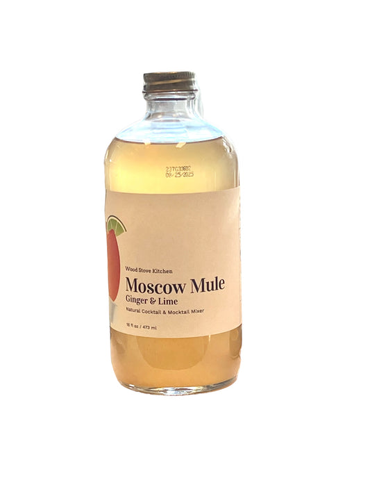 Moscow Mule/Ginger & Lime Drink Mixer by Woodstove Kitchen 16 oz