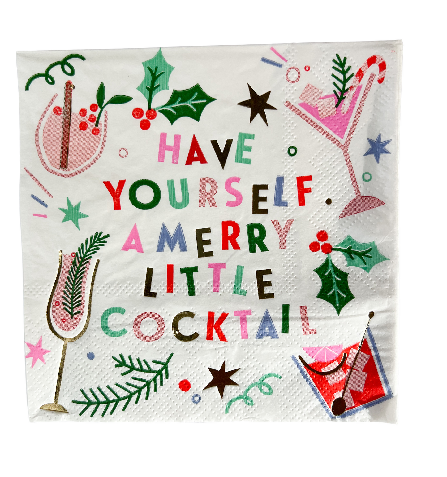 Merry Little Cocktail cocktail napkin