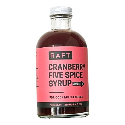 Cranberry Five Spice Syrup by RAFT 8.4 oz