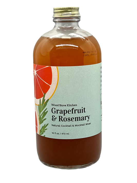 Woodstove Kitchen Grapefruit Rosemary drink mixer 16 oz